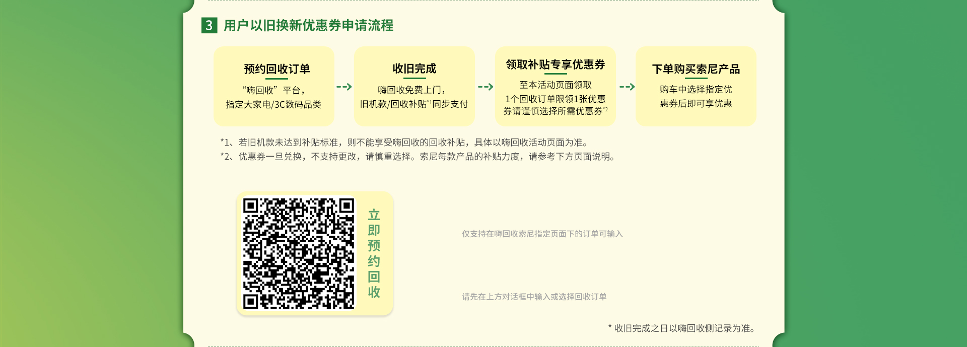 索尼官网以旧换新优惠活动