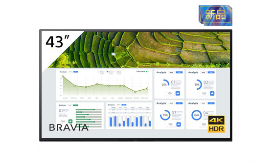 FW-43BZ30L 标准线 43英寸BRAVIA 4K HDR商用显示器