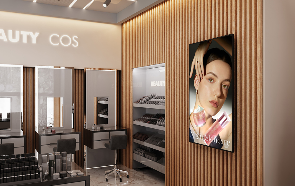 无需外置设备的简易标牌