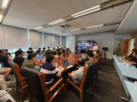 江苏广播电视总台4K频道开播前AIT的专家讲师们受邀到台里多部门走访交流