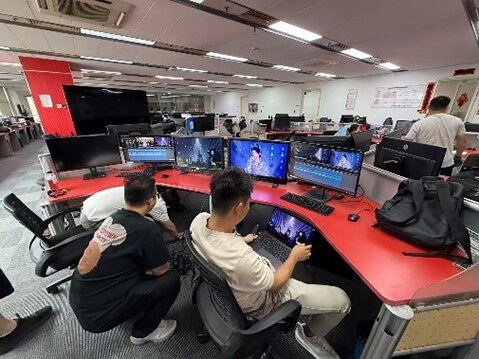 江苏广播电视总台4K频道开播前AIT的专家讲师们受邀到台里多部门走访交流