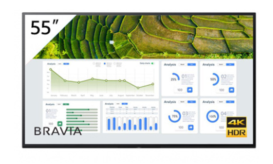 FW-55BZ30L 标准线 55英寸BRAVIA 4K HDR商用显示器
