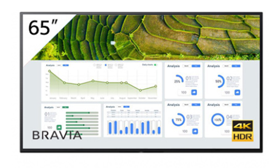 FW-65BZ30L 标准线 65英寸BRAVIA 4K HDR商用显示器