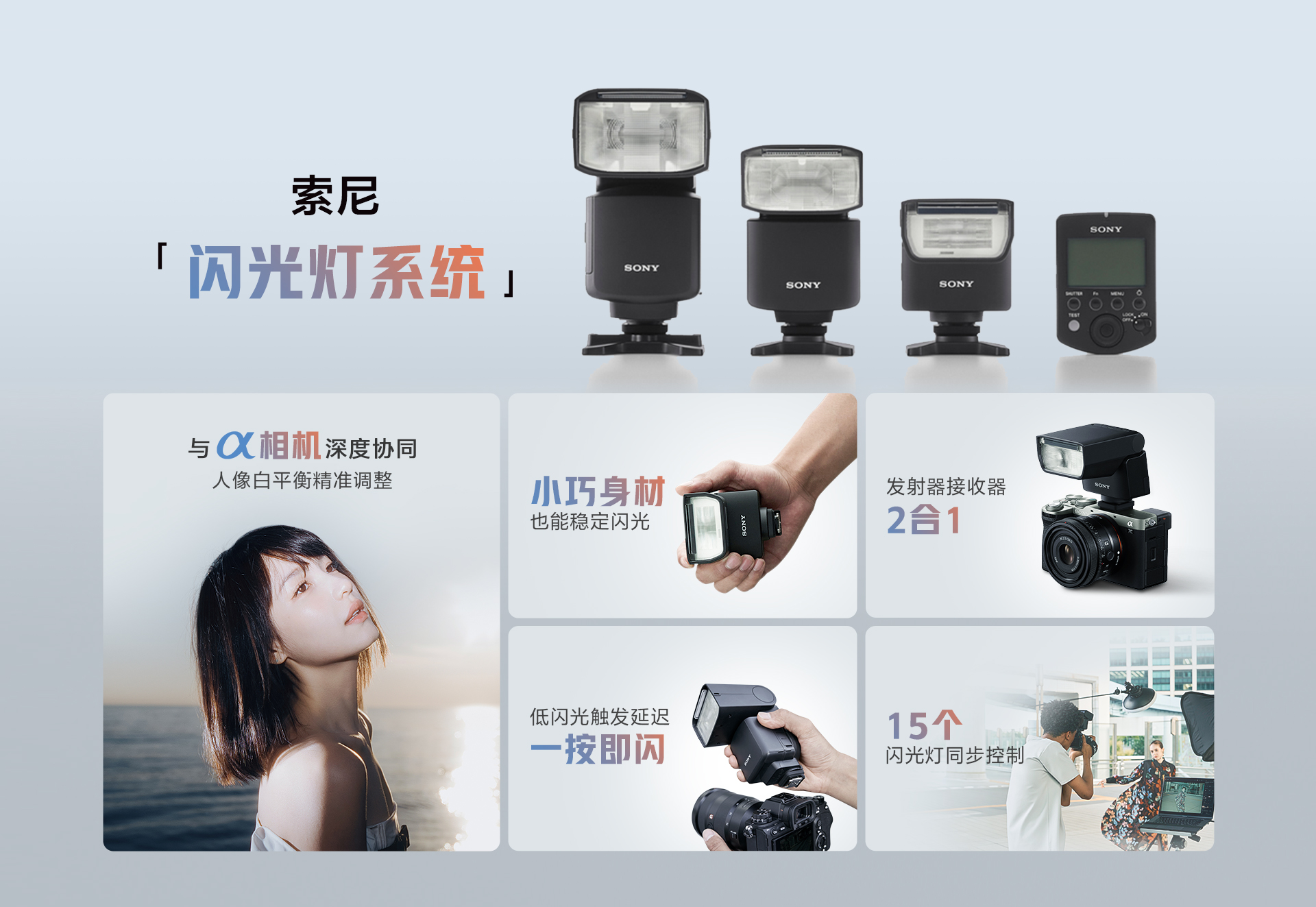 索尼闪光灯系统