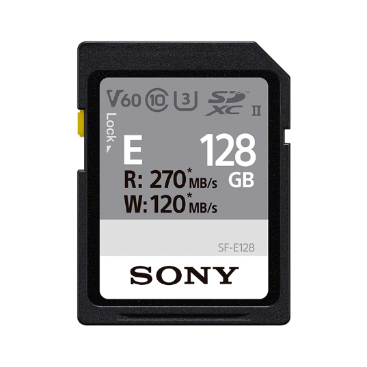 索尼(Sony)SD存储卡-E系列存储卡|读卡器(SF-E128//T2)_1