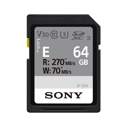 索尼(Sony)SD存储卡-E系列存储卡|读卡器(SF-E64//T2)_1