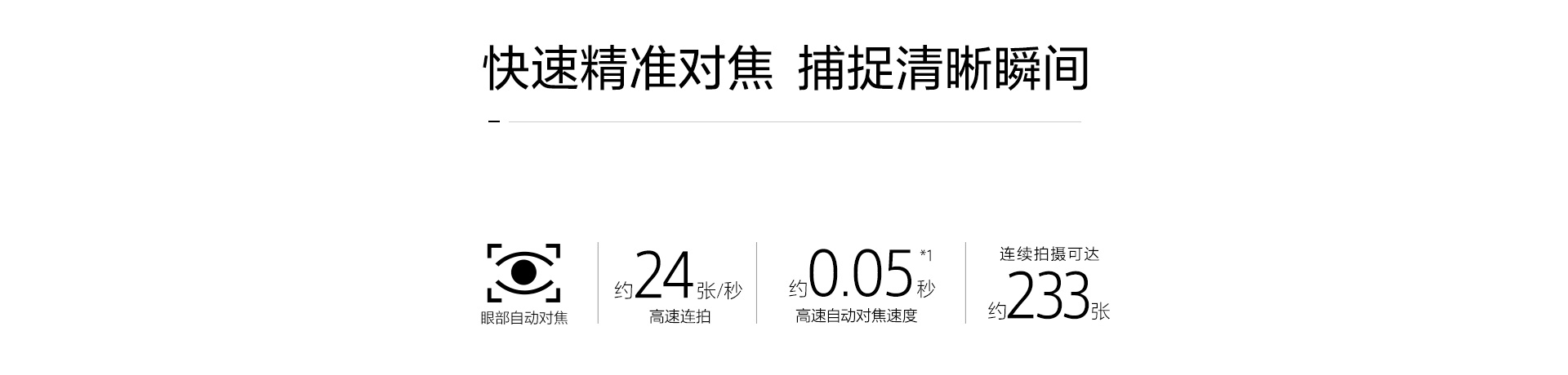 快速精准的对焦介绍