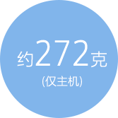 主机约272g