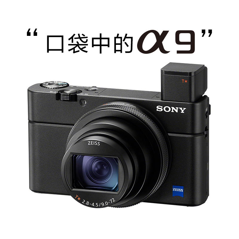 DSC-RX100M7 黑卡®数码相机（24-200mm蔡司镜头 实时眼部对焦 4K HDR 视频拍摄  RX100 VII）