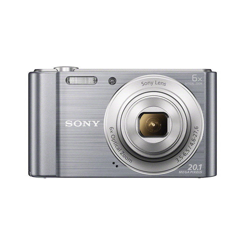 DSC-W810 数码相机 银色（约2010万像素 6倍光学变焦 2.7英寸屏 26mm广角）