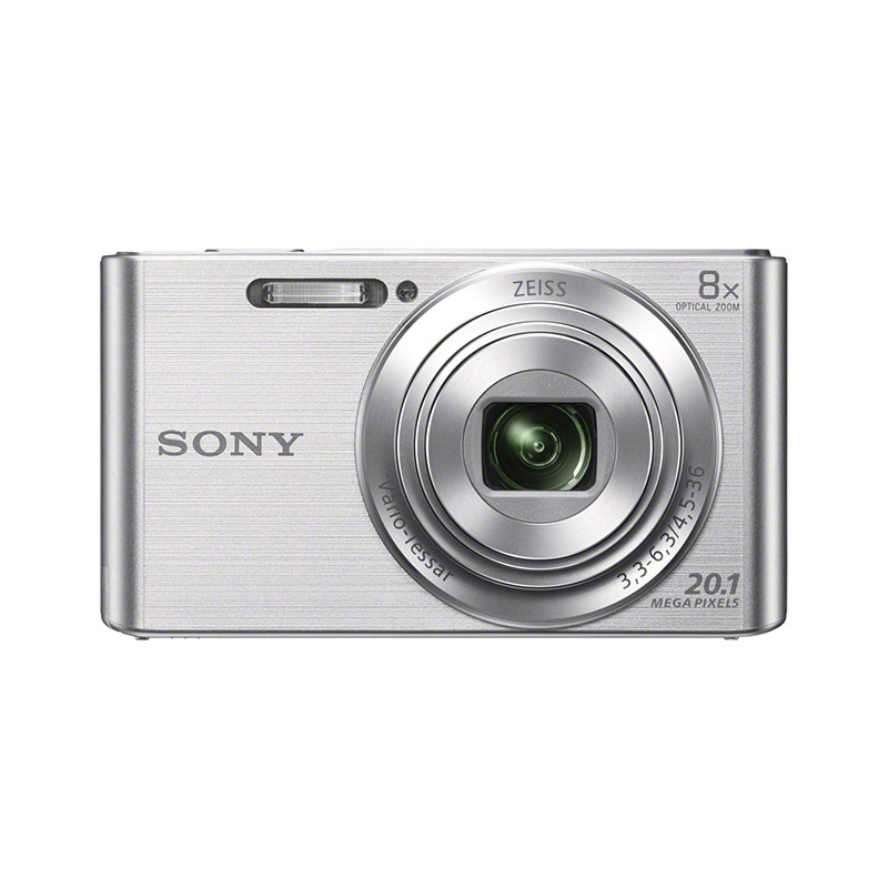 DSC-W830 数码相机 银色（约2010万像素 8倍光学变焦 蔡司镜头）