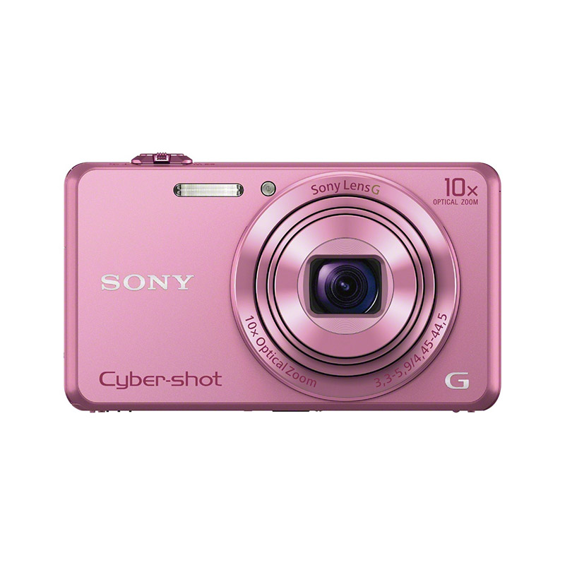 DSC-WX220数码相机 粉色（约1820万有效像素 10倍光学变焦 WiFi/NFC）