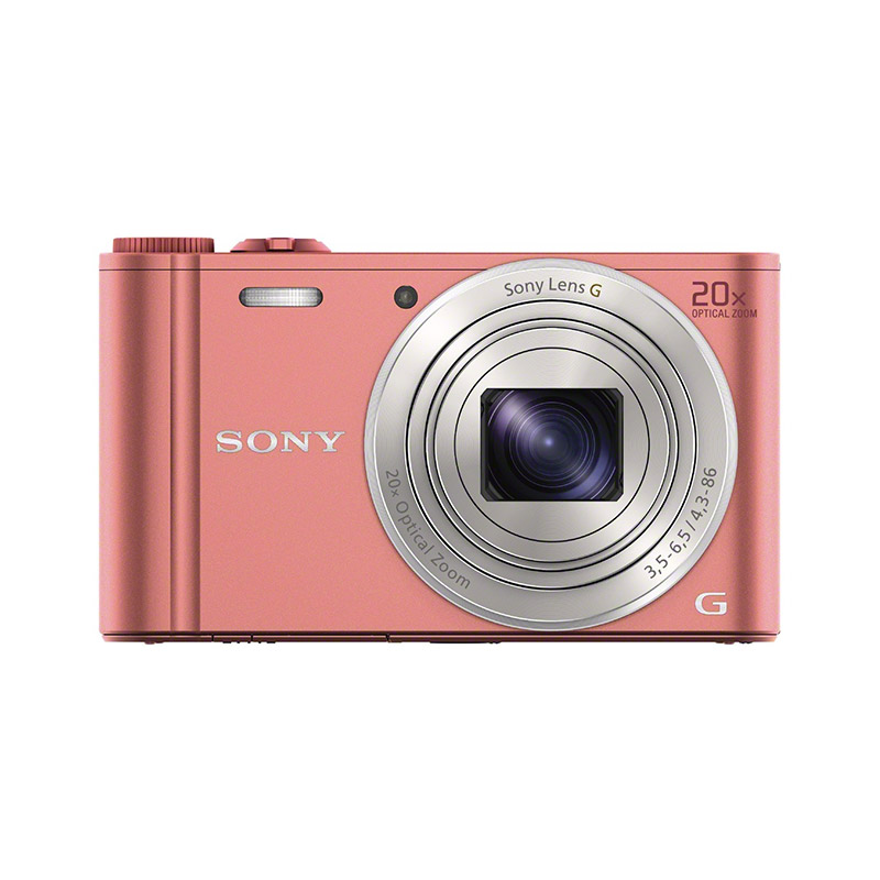 DSC-WX350数码相机 粉色（约1820万有效像素 20倍光学变焦 26mm广角 WiFi）