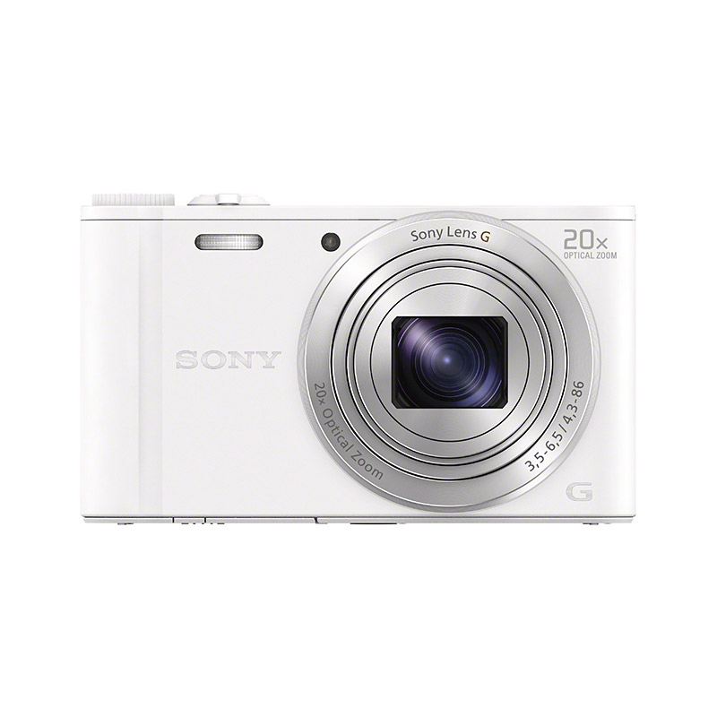 DSC-WX350数码相机 白色（约1820万有效像素 20倍光学变焦 26mm广角 WiFi）