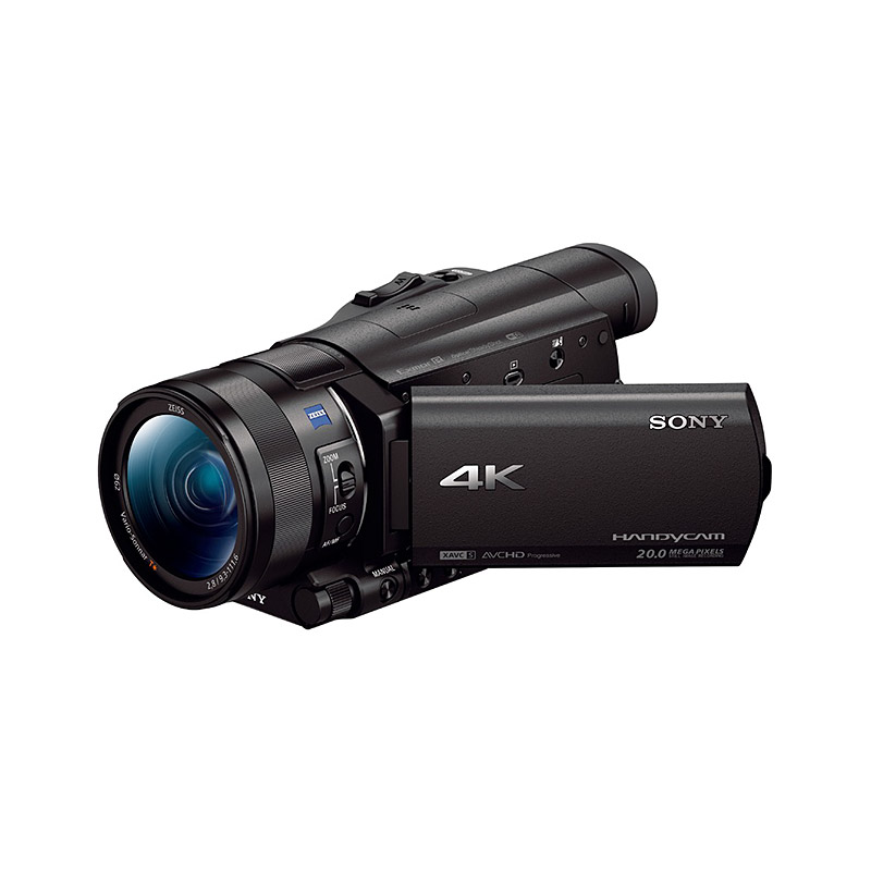 FDR-AX100E 4K高清数码摄像机 (蔡司广角镜头 100fps高速拍摄 WIFI/NFC）