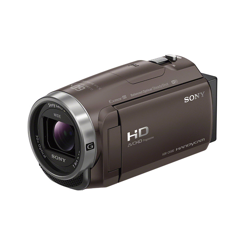 HDR-CX680 高清数码摄像机 棕色 (5轴防抖 30倍光学变焦 64GB内存 多彩）
