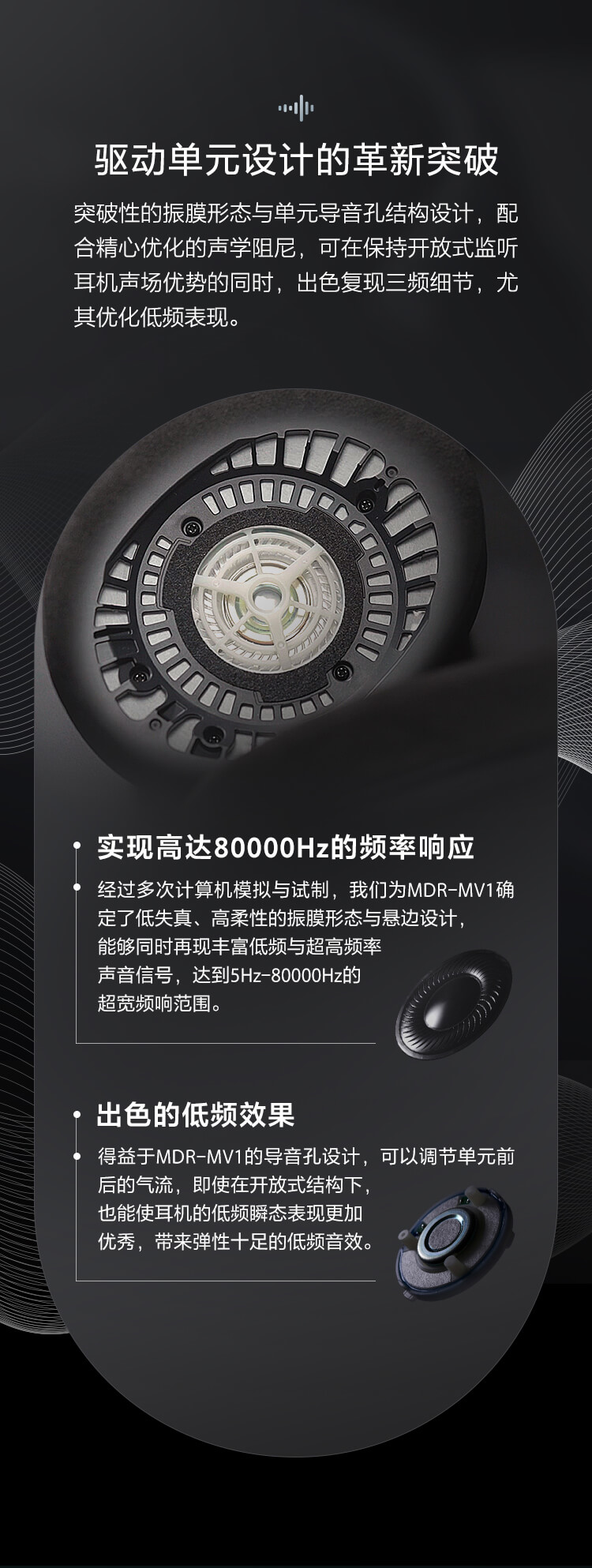 MDR-MV1专业开放式监听耳机