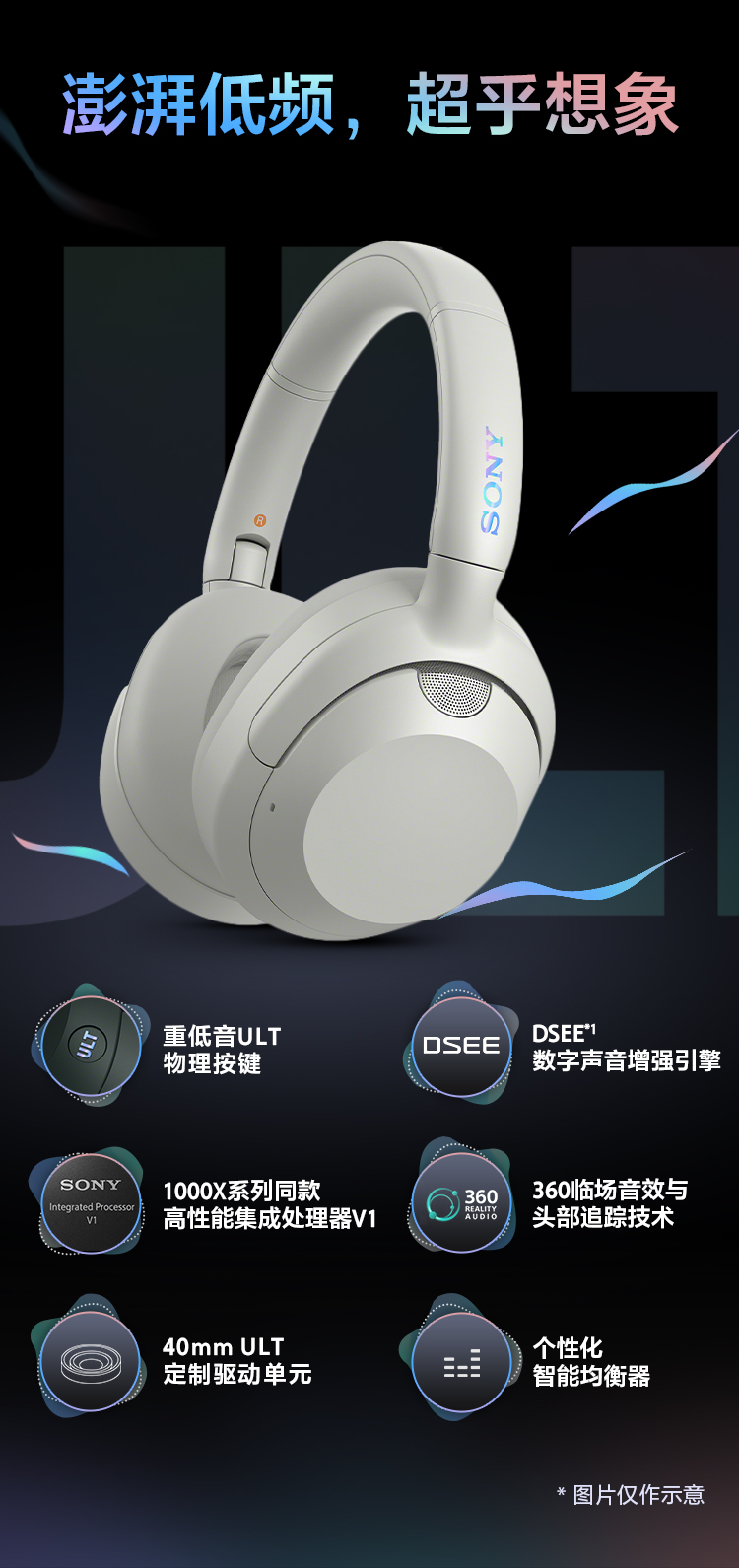 ULT WEAR重低音头戴式降噪耳机