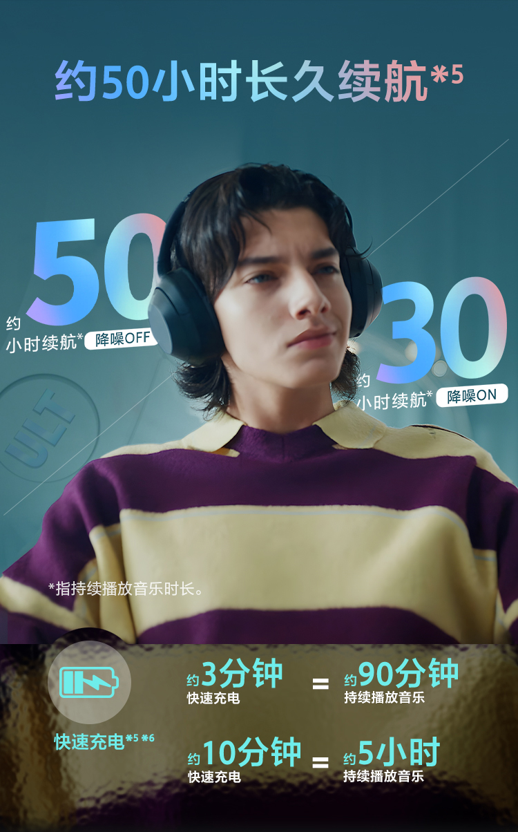 ULT WEAR重低音头戴式降噪耳机