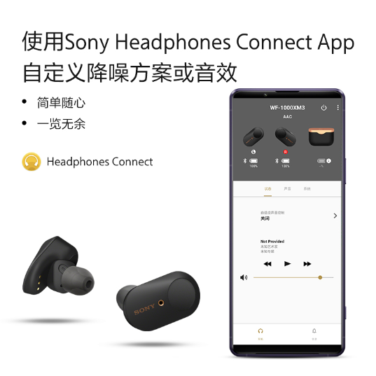 索尼(Sony)耳机(WF-1000XM3/BM)_3