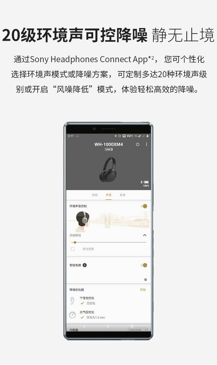 20级环境声可控降噪