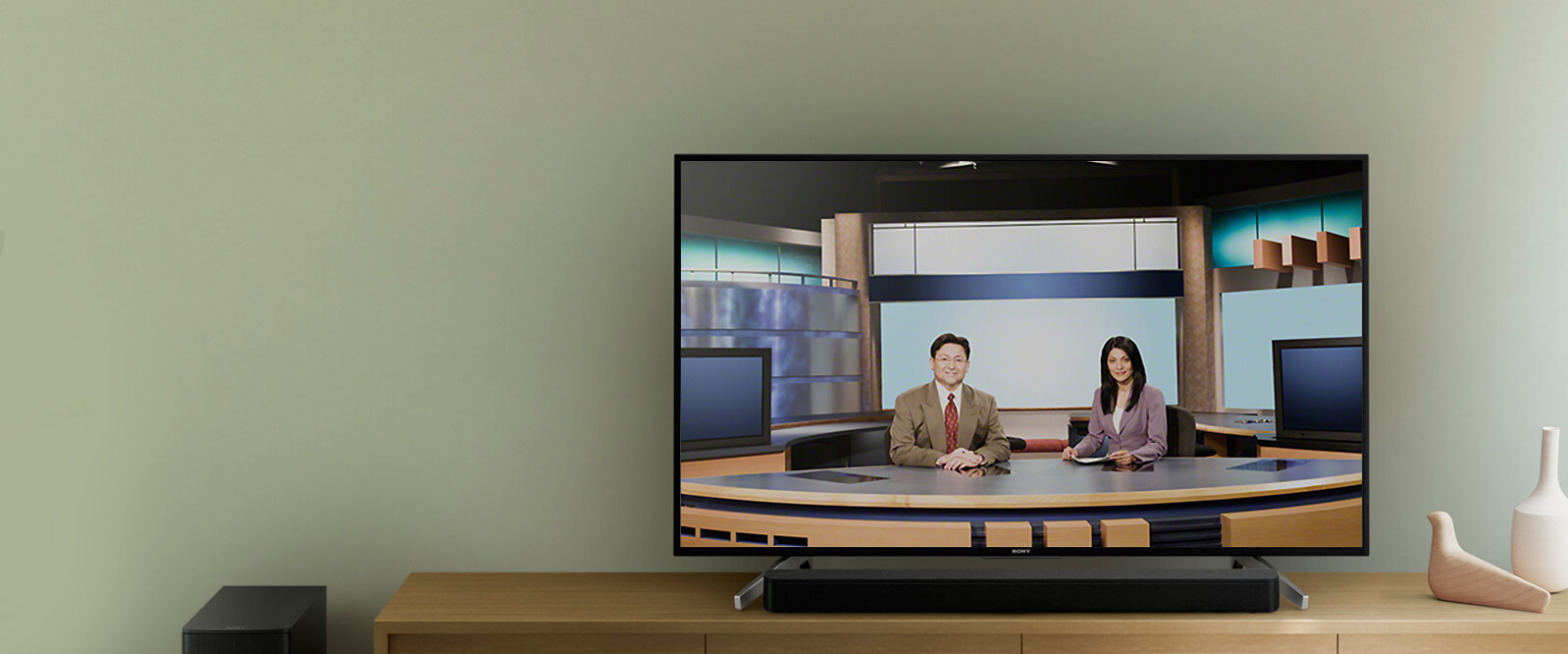 针对语音信息进行优化，可清晰听到电视节目的语音内容。