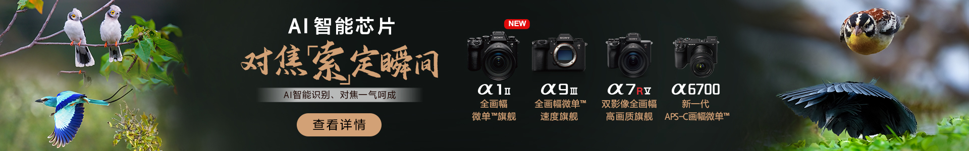 Alpha 1 II 索尼新一代全画幅微单™旗舰