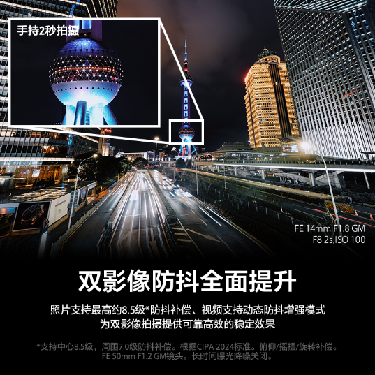 Alpha 1 II  新一代全画幅微单™旗舰(ILCE-1M2/α1 II) - 产品图