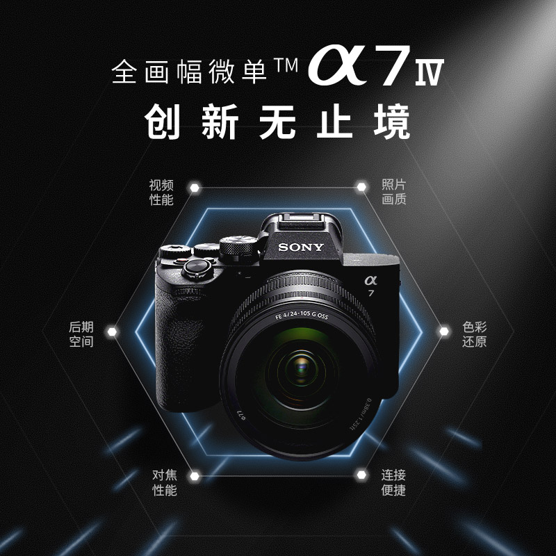Alpha 7 IV 索尼全画幅微单™新基准