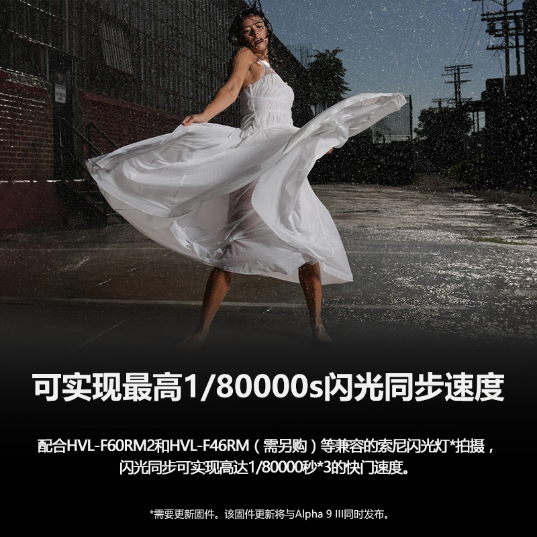 Alpha 9 III 新一代全画幅微单™速度旗舰 (ILCE-9M3/α9 III） - 产品图