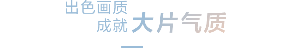 出色画质成就大片气质