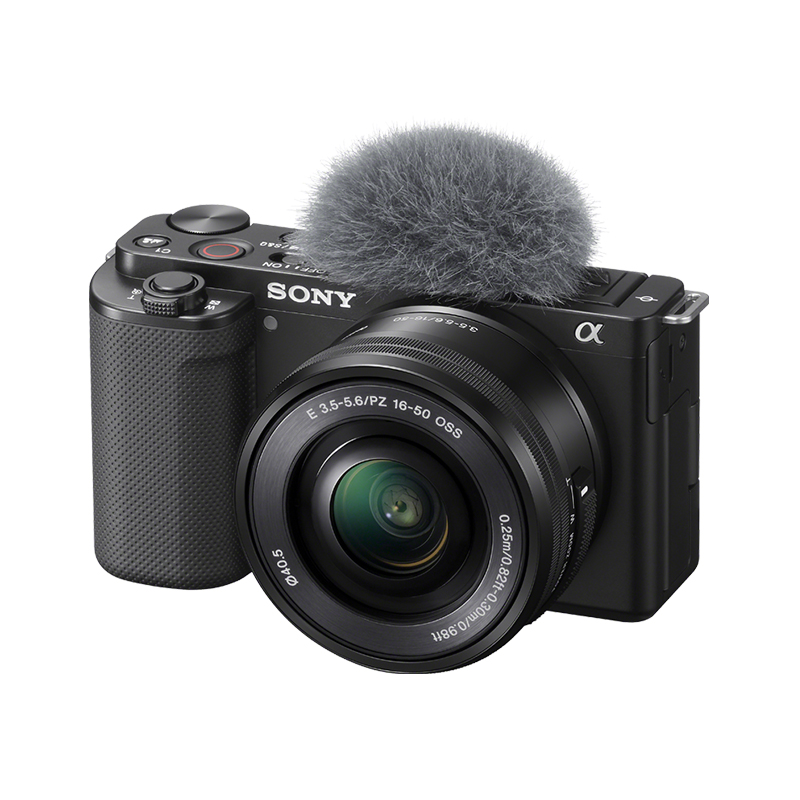 Vlog微单™相机 ZV-E10 标准镜头E PZ 16-50mm F3.5-5.6 OSS套装 黑色（ZV-E10L）