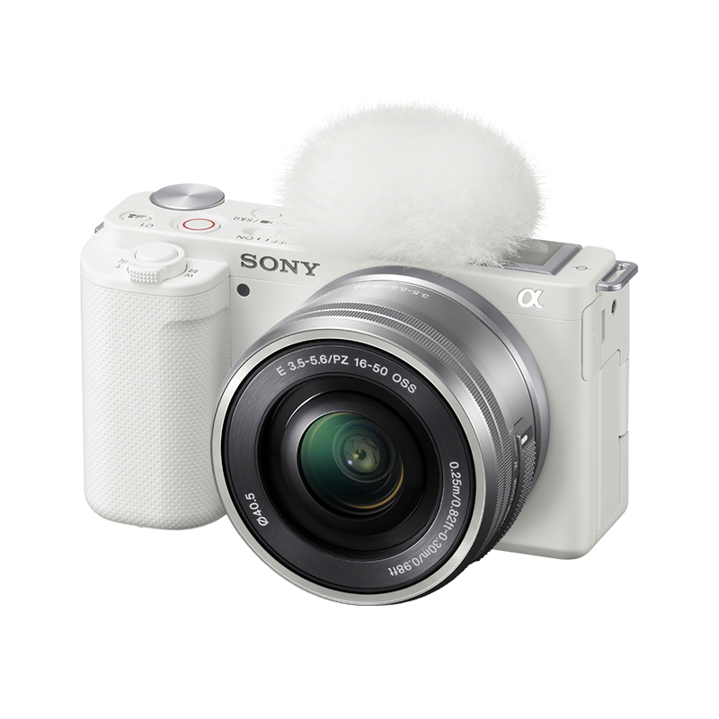 Vlog微单™相机 ZV-E10 标准镜头E PZ 16-50mm F3.5-5.6 OSS套装 白色（ZV-E10L）