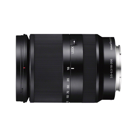 E 18-200mm F3.5-6.3 OSS LE  APS-C画幅高倍率变焦镜头 (SEL18200LE) - 产品图