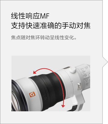 线性响应MF支持快速准确的手动对焦介绍