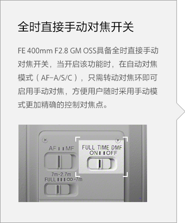 全时直接手动对焦开关介绍