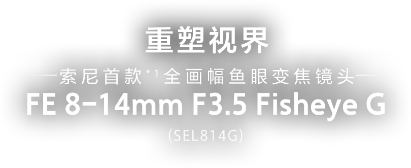 FE 8-14mm F3.5 Fisheye G