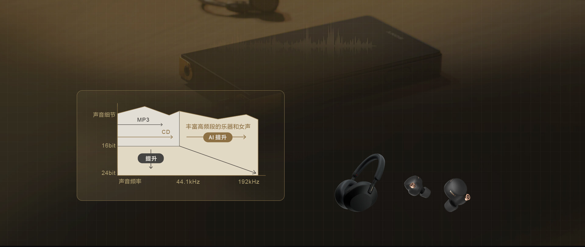 高解析度音乐播放器NW-ZX700系列