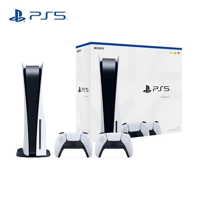 PlayStation®5光驱版 双手柄套装 白色