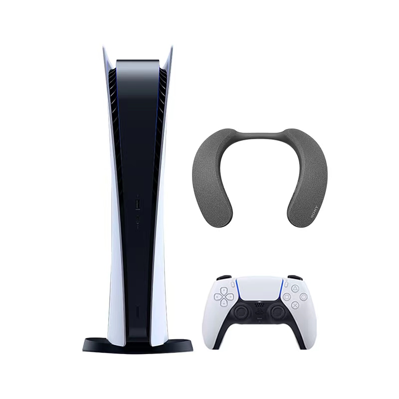 PlayStation®5数字版+SRS-NS7R颈挂式蓝牙音箱套装