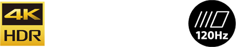 4K HDR OLED 120Hz 刷新率显示屏