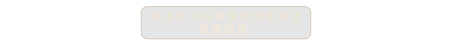 索尼电视&家庭影院系列产品亮相AWE2025