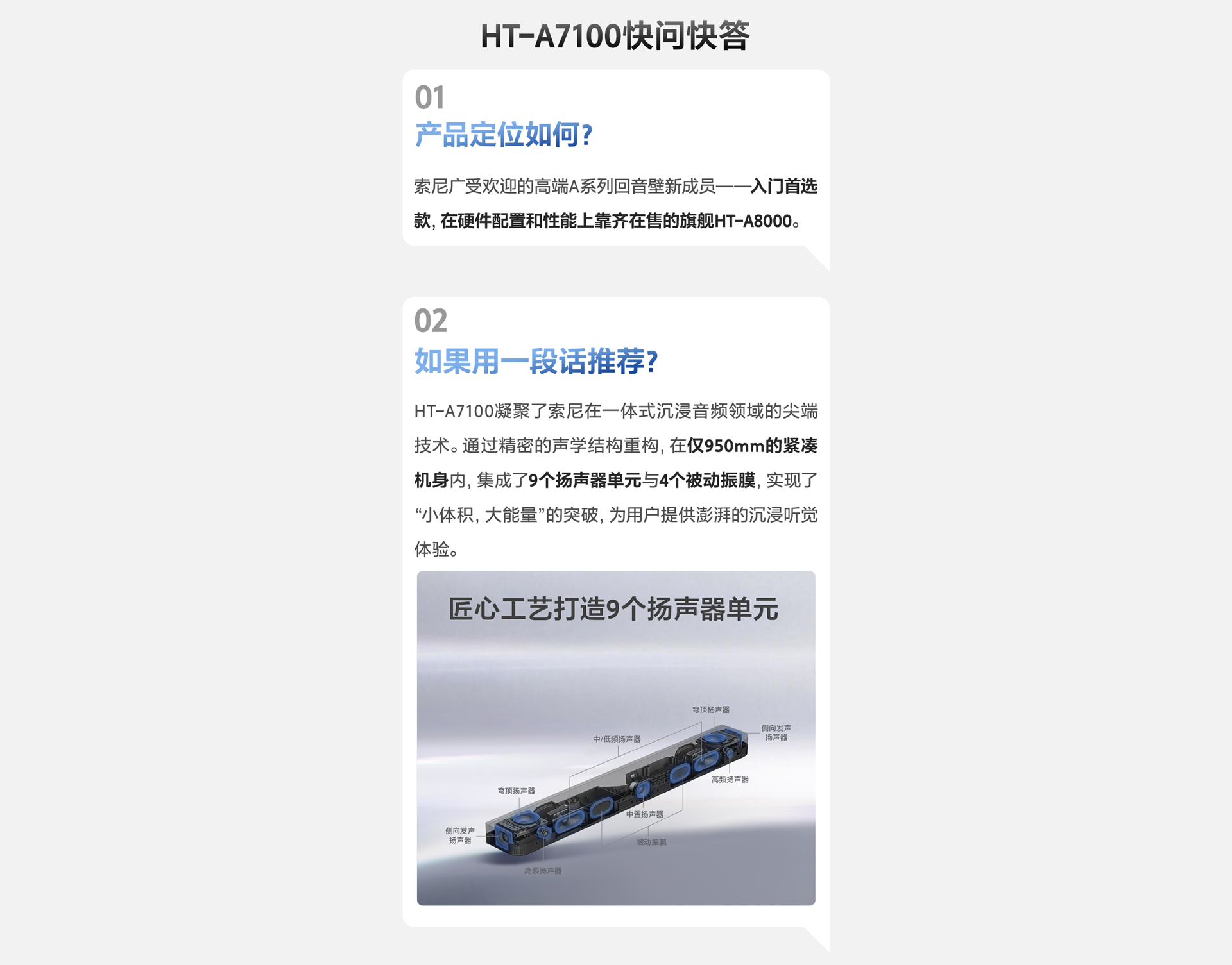 HT-A7100快问快答-产品定位如何？如果用一段话推荐？