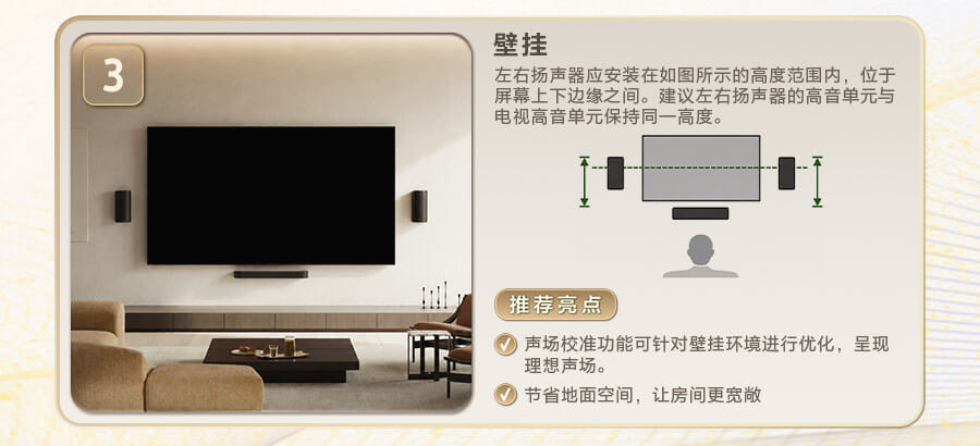 Trio的三种摆放方式：壁挂