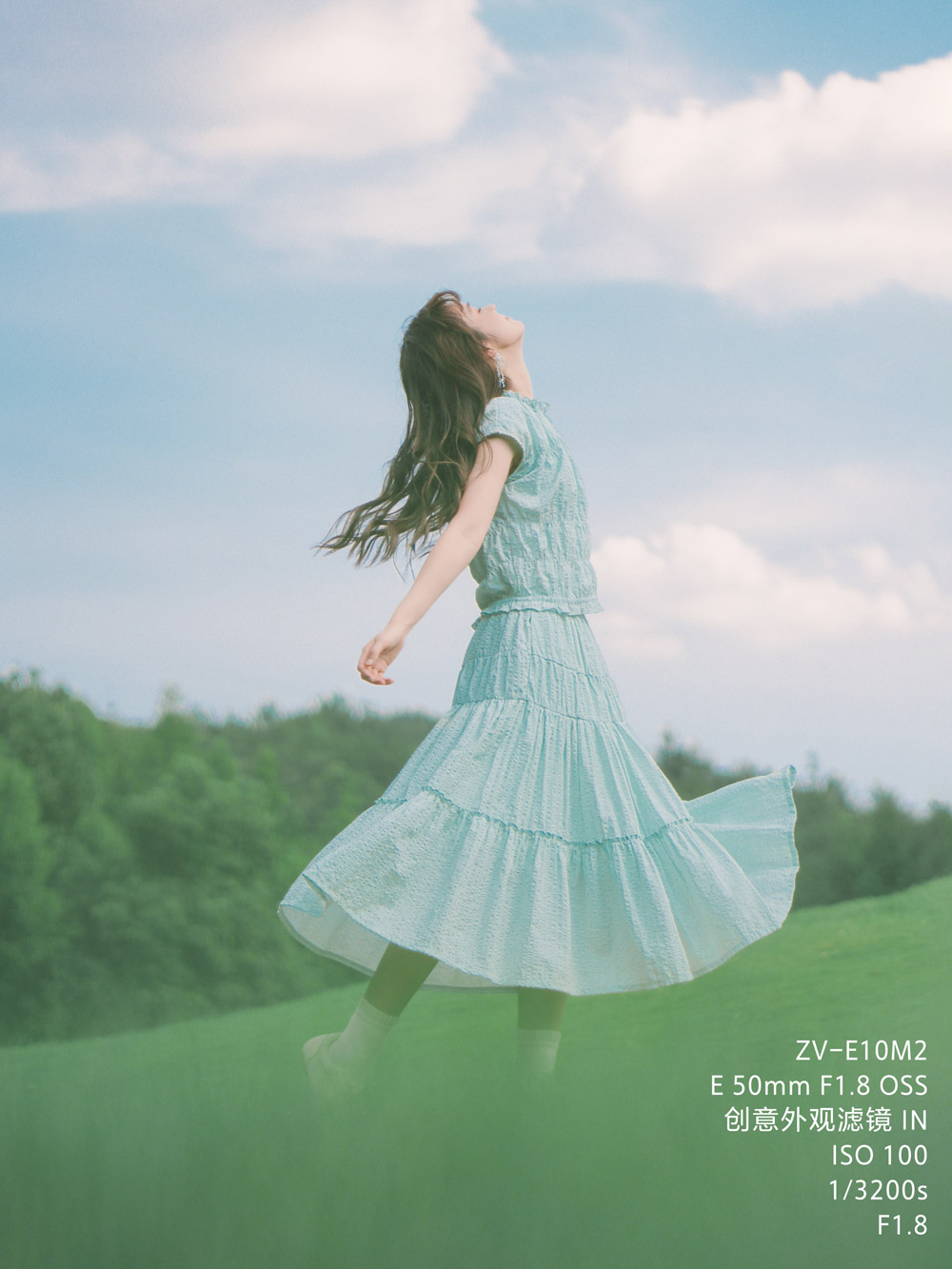 ZV-E10 II竖屏易持直出清透质感人像
