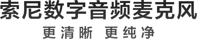 索尼数字音频麦克风