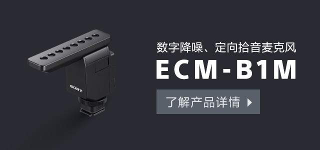 了解ECM-B1M数字降噪、定向拾音麦克风