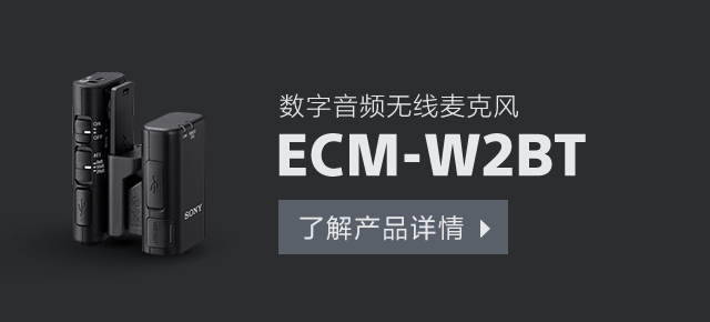 数字音频无线麦克风ECM-W2BT