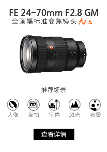 FE 24-70mm F2.8 GM全画幅标准变焦镜头