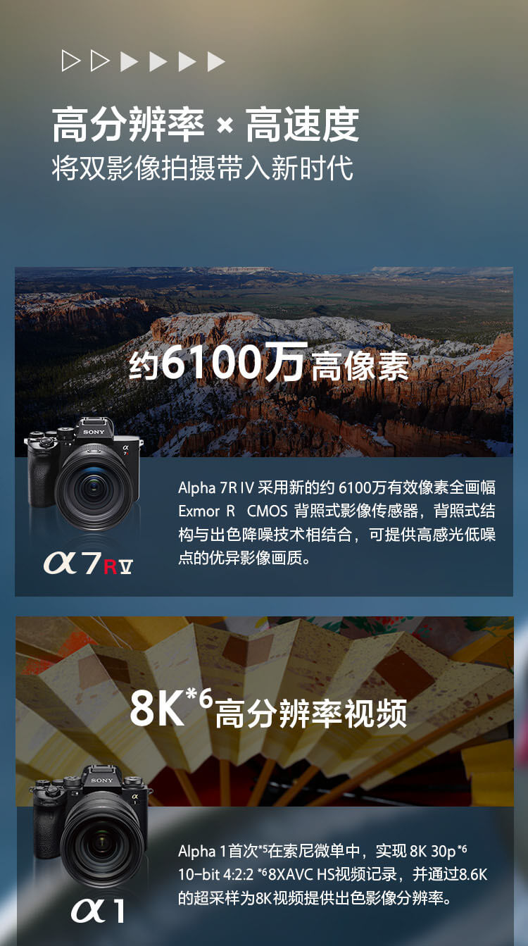 索尼双影像生态拍摄系统